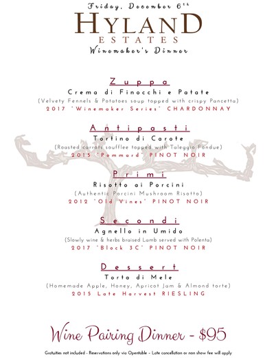 Rosmarino Osteria Dinner